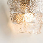 Afbeelding laden in galerijweergave, Lumvey gelaagde glazen wandlamp — Art Deco wandlamp voor badkamer en hal