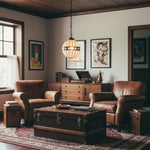 Afbeelding laden in galerijweergave, TF Fargo Tiffany-stijl Globe-hanglamp – met de hand vervaardigde kunstglazen bolverlichting voor keukeneiland