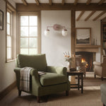 Load image into Gallery viewer, Opalume Globe Shade Modern Vanity Light for Bathroom & Dressing Room