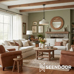 Load image into Gallery viewer, Hanton Modern Linear Hanging Light – Damp Rated for Kitchen & Bathroom