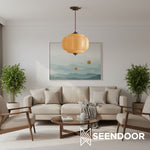 Load image into Gallery viewer, Eloise Vintage Glass Chandelier - Milk Glass Home Accent