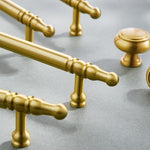 Afbeelding laden in galerijweergave, Kwikset Cameron doorgangs messing deurknop – niet-vergrendelbaar, dummy optie