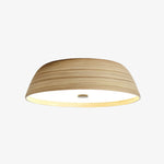 Load image into Gallery viewer, Bambori Japandi Style Bamboo Textured Ceiling Lamp - Natural Accent Light for Living Room