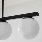 Load image into Gallery viewer, Brelia Round Light Chandelier - Modern Milk Glass Globe Ceiling Light