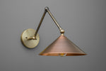 Load image into Gallery viewer, Conique Meta Adjustable Wall Sconce - Vintage Industrial Light