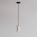 Bild in die Galerieansicht laden, Glas Alabaster-Pendelleuchte