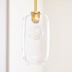 Load image into Gallery viewer, Lumivelle Pebble Pendant Light - Adjustable Glass Shade - Modern Lighting