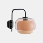 Afbeelding laden in galerijweergave, Clinco Gekleurde Glazen Wandlamp – Vintage Lamp voor Badkamer & Gang