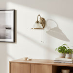 Afbeelding laden in galerijweergave, TF Vintora Ribbelglas Wandlamp - Industriële Belvorm voor Eetkamer en Gang