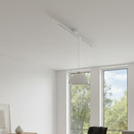 Afbeelding laden in galerijweergave, Axitra Draaibare Hanglamp Plafondrail – Strakke Verstelbare Rail voor Hanglampen Hedendaags U26