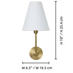 Load image into Gallery viewer, Roven Rechargeable Wall Sconce - Modern Cordless Fabric Shade for Bedroom