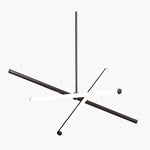 Load image into Gallery viewer, Voro Minimalist Chrome Light Rods - LED Semi-Flush Mount Ceiling Light