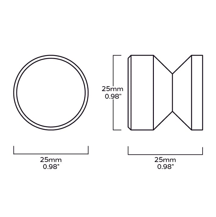 Antique Brass Round Cabinet Knob – Aged Brass Cupboard Knob