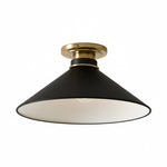 Load image into Gallery viewer, Aurenza Contemporary Flush Mount – Elegant Metal Light for Living Room