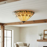 Afbeelding laden in galerijweergave, TF Jamelia Light - Decoratief Kunstglas - Opbouwlamp Tijdloze Stijl voor Hal