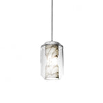 Bild in die Galerieansicht laden, Glas Alabaster-Pendelleuchte