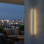 Load image into Gallery viewer, Edge Smooth Minimalist Linear Metal Outdoor Wall Lamp