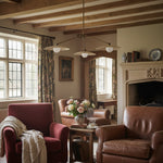 Load image into Gallery viewer, Curva Metal Antique Brass Chandelier - Modern Industrial Lighting Pendant