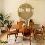 Afbeelding laden in galerijweergave, Lumivelle 5-Lichts Kiezelkroonluchter - Moderne Glazen Hanglamp