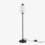 Bild in die Galerieansicht laden, Eloise Strukturierte Glas-Kürbis-inspirierte Stehlampe - Organische Kunstfertigkeit und Retro-Stil für Wohnzimmer