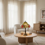 Afbeelding laden in galerijweergave, TF Harken Decoratieve Juweeltafellamp - Prachtig Glazen Ontwerp Perfect voor Slaapkamer of Woonkamer