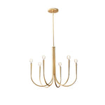 Load image into Gallery viewer, Borvia Swoop Arm Chandelier - Vintage-Inspired Modern Perfect for Home