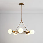 Load image into Gallery viewer, Brelia Round Light Chandelier - Modern Globe Chandelier in Stylish Design