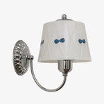 Załaduj obraz do przeglądarki galerii, Billa Bow Knot Glass Wall Lamp – Vintage Artistic Design for Bedroom Hallway