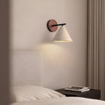 Cargar imagen en el visor de la Galería, Lámpara de Pared LED de Travertino Amarillo en Forma de Cono