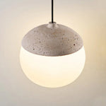 Bild in die Galerieansicht laden, Orbaltis Moderner Orb Cluster Anhänger - Natürlicher Stein- und Glas-Hängeleuchte für Wohn- oder Küche