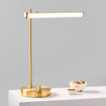 Load image into Gallery viewer, Voro Modern LED USB Table Lamp - Sleek Metal Desk & Bedside Lighting