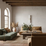 Afbeelding laden in galerijweergave, Trenia stalen wandlamp met melkglas kap - verticaal geribbeld ontwerp