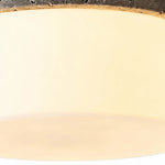 Załaduj obraz do przeglądarki galerii, Close detail of warm glass shade and soft diffuser glow