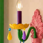 Cargar imagen en el visor de la Galería, close view of candle sleeve and flower cup detail