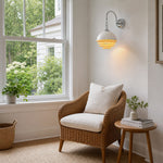 Załaduj obraz do przeglądarki galerii, Afterglow Sunset Bauhaus Glass Acrylic Wall Lamp - Artistic Decor Light for Bedroom