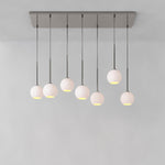 Load image into Gallery viewer, Selvion Industrial Spherical Glass Chandelier for Dining & Living Room