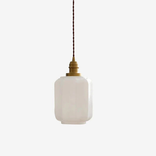 Lampe Suspension Lanterne en Verre Créative Glassora - Luminaire Suspendu Élégant pour Cuisine ou Chambre U15