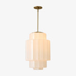 Load image into Gallery viewer, Vexrona Glass Pendant Lamp - Elegant Adjustable Metal Hanging Rod for Living Room and Bar