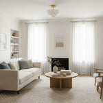 Afbeelding laden in galerijweergave, Clea Ronde Glazen Opbouwlamp - Gestippelde Kap voor Slaapkamer- en Gangverlichting