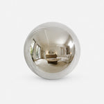 Cargar imagen en el visor de la Galería, Silver gray ceramic cabinet knob side detail