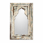 Załaduj obraz do przeglądarki galerii, Rustic Carved Wood Arch Wall Mirror image 14