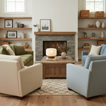 Afbeelding laden in galerijweergave, Tivo Japanse Geribbelde Lampenkap Compacte Tafellamp - Een Minimalistisch Papieren Lantaarn Ontwerp met Houten Voet