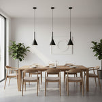 Load image into Gallery viewer, Alphomo Industrial Pendant Light - Minimalist Hanging Lamp for Kitchen Island and Dining Table N04