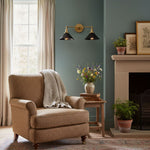 Load image into Gallery viewer, Conique Industrial Double Arm Wall Light for Bathroom & Vanity