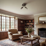 Afbeelding laden in galerijweergave, Mobilux Line Moderne Messing Opbouwlamp - Minimalistische Gouden Plafondlamp voor Slaapkamer