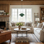 Bild in die Galerieansicht laden, Koloro Millie Glas-Hängeleuchte – Retro-Design Pendelleuchte für Wohnzimmer oder Essbereich