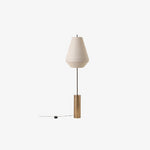 Load image into Gallery viewer, Zalen Floor Lamp - Layered Linen Pendant Design Aged Brass-Metal Lamp for Living Room