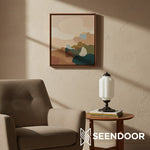 Load image into Gallery viewer, Retro Eloise Milk Glass Table Lamp for Bedroom Decor