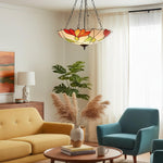 Afbeelding laden in galerijweergave, TF Botanica Bloemen Glas Plafond- en Hangverlichting - Kunstglas Stijl Armatuur voor Kamers