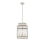 Load image into Gallery viewer, Yolvira Modern Outdoor Lantern Pendant - Metal Hanging Light for Exteriors